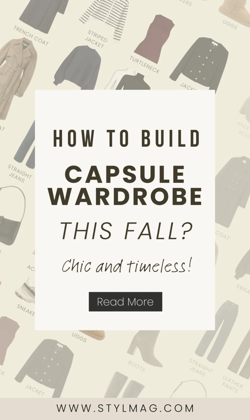 Fall Capsule Wardrobe 2024